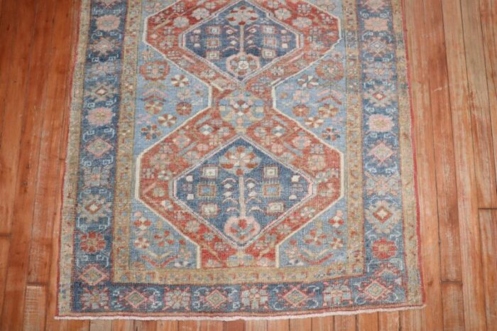 antique persian heriz 32 x 59 3663