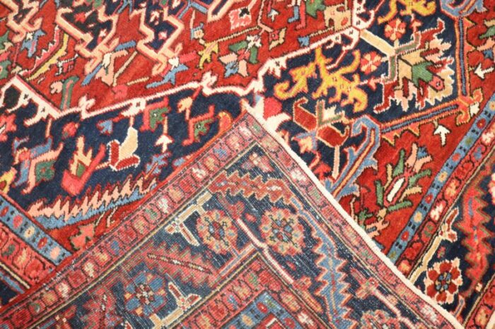 antique persian heriz carpet 81 x 1010 1213