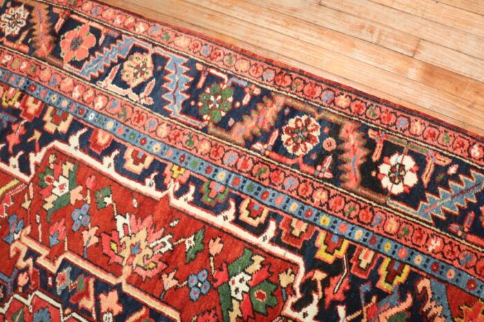 antique persian heriz carpet 81 x 1010 7101