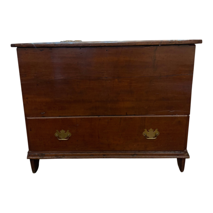 antique pine wood mule blanket chest 6808