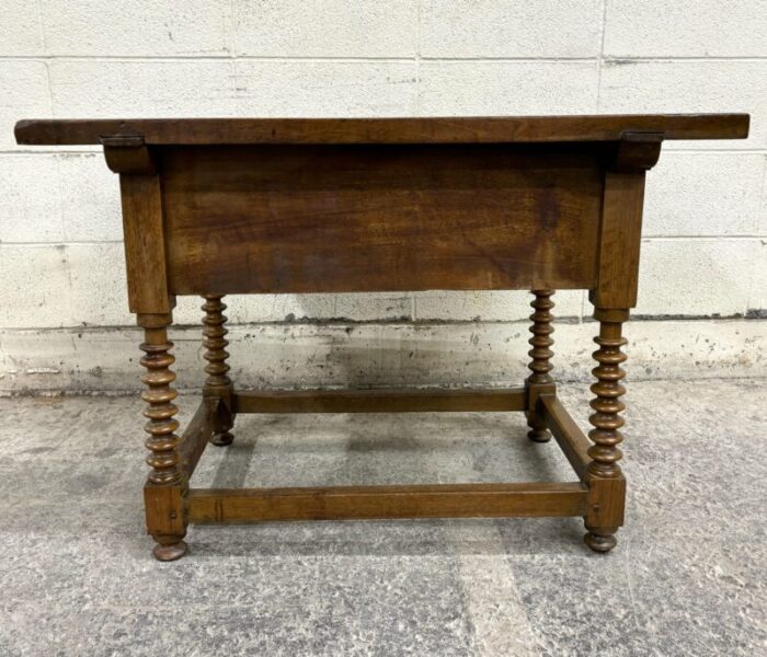 antique rustic spanish colonial farm table library table work table 4182