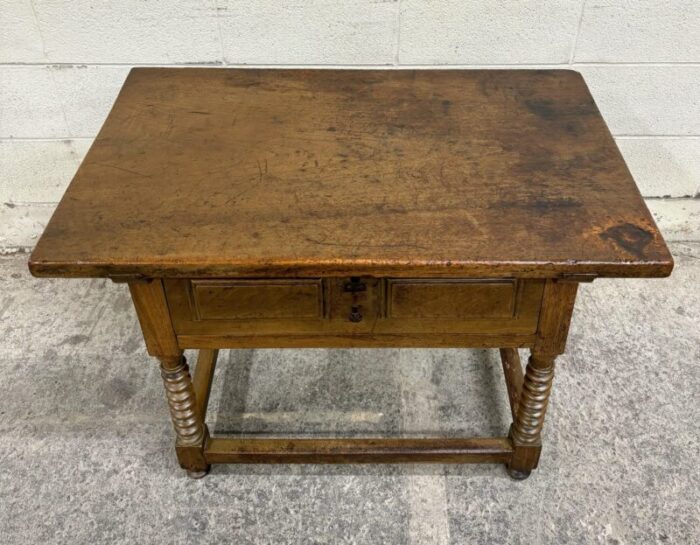 antique rustic spanish colonial farm table library table work table 6643