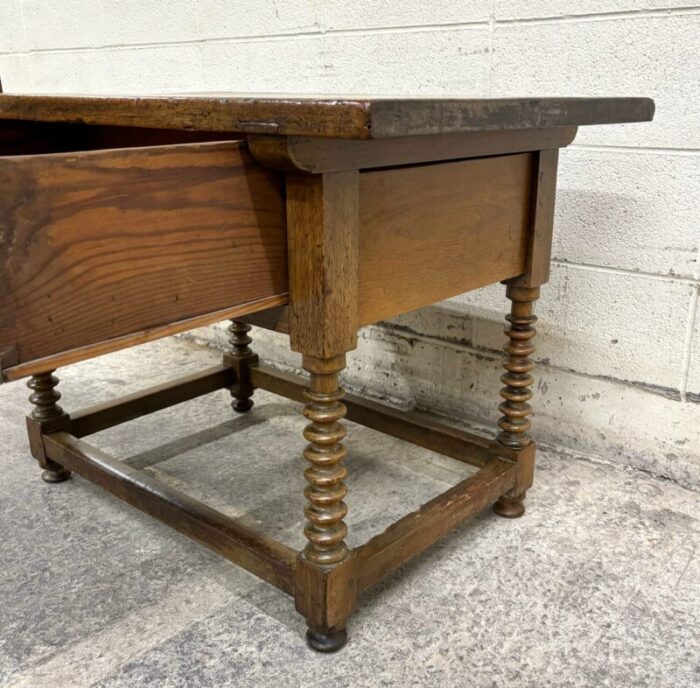 antique rustic spanish colonial farm table library table work table 7207