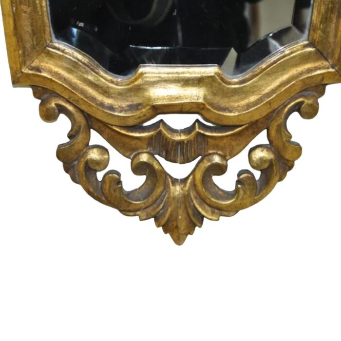 antique spanish gilt gold cornucopia mirror 5