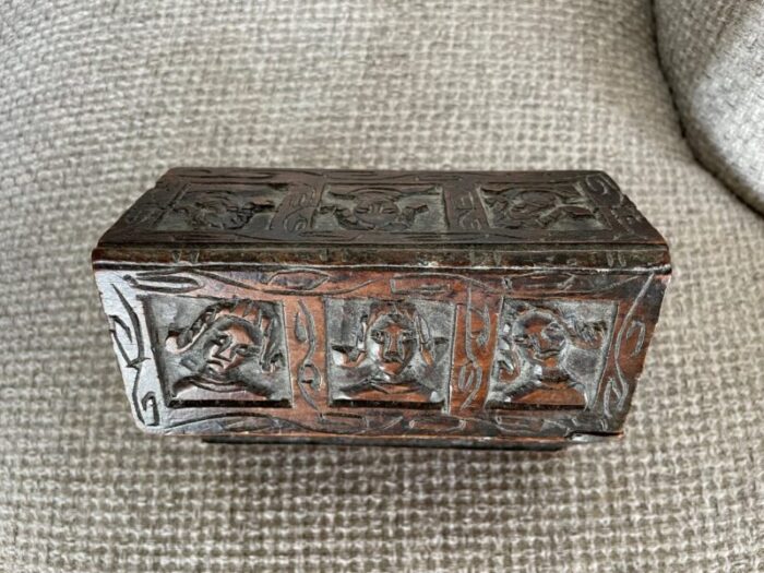 antique wooden jewelry box 3