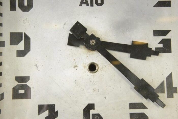 art deco wall clock by ato 1920s 7