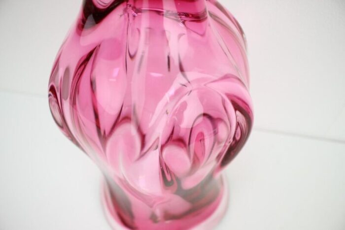 art glass vase attributed to josef hospodka for chribska glassworks 1960s 3