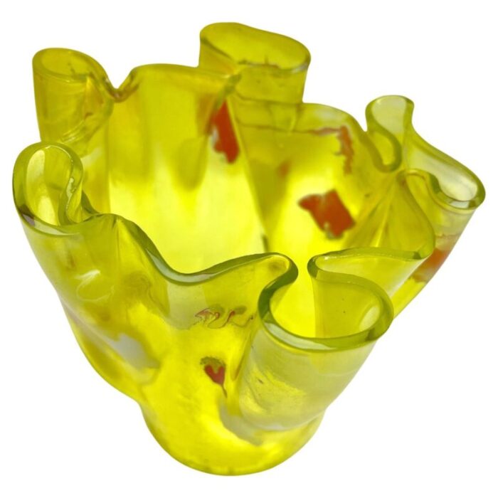 art glass vase in the style of johann loetz widow klostermuehle 1930s 4