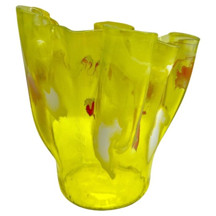 art glass vase in the style of johann loetz widow klostermuehle 1930s 5