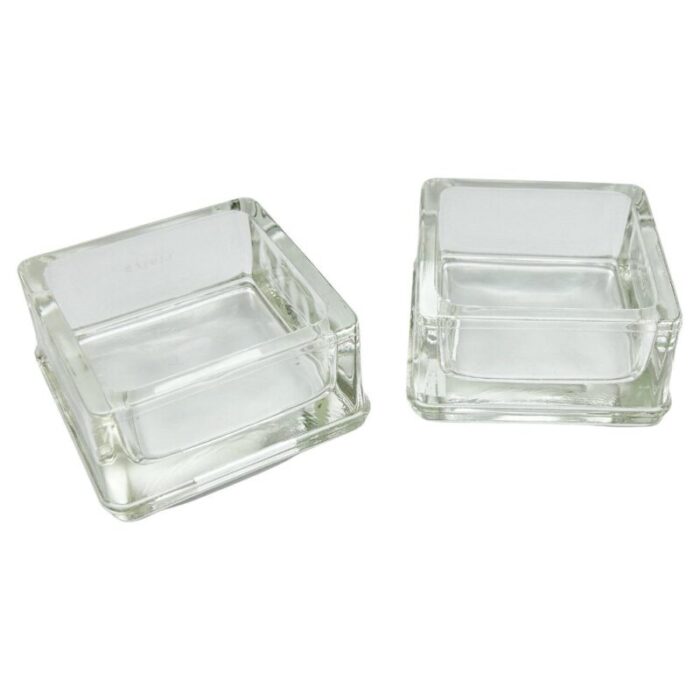 ashtrays by charlotte perriand for lumax 1970s set of 2 1