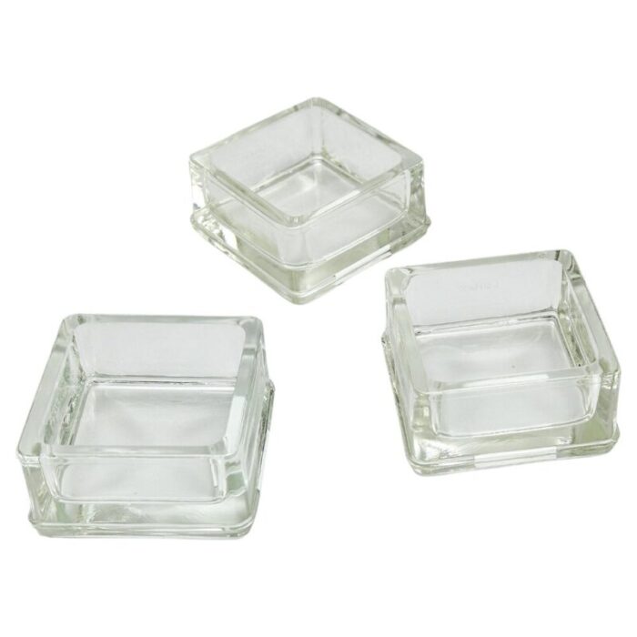 ashtrays by charlotte perriand for lumax 1970s set of 3 1