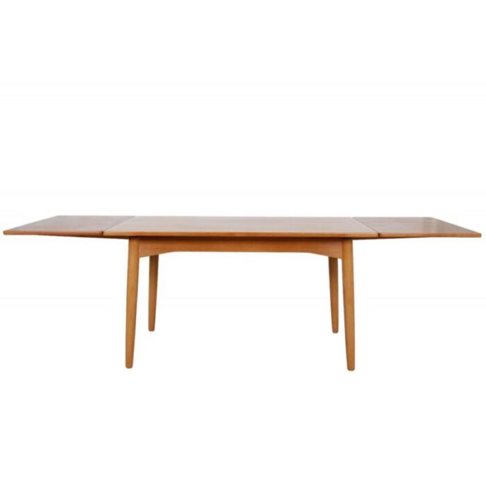 at 316 dining table in teak and oak by hans wegner 1960s 2450