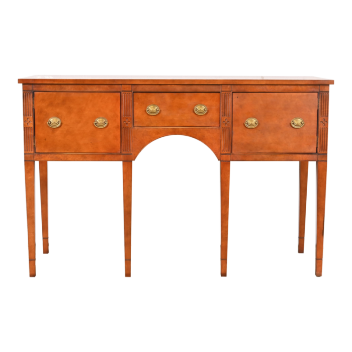 baker furniture federal birdseye maple sideboard credenza 6206