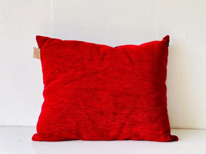 black and red crimson cushion 7