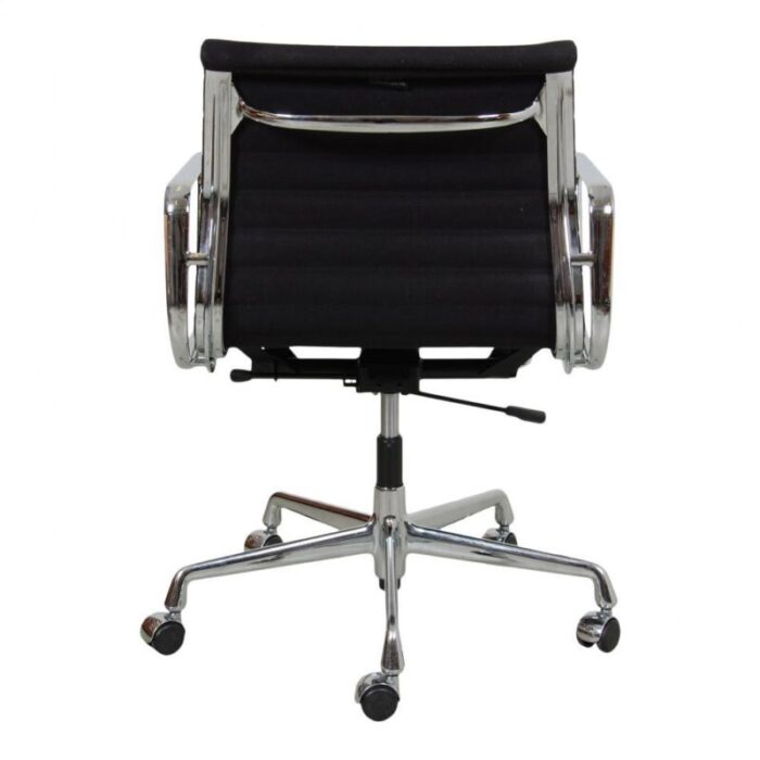 black hopsak fabric ea 117 office chair by charles eames for vitra 1990s 8266