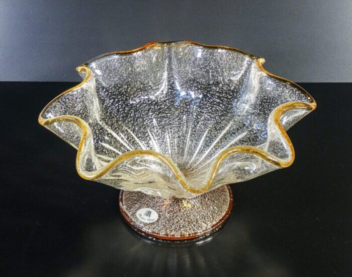 blown murano glass centerpiece vase 2