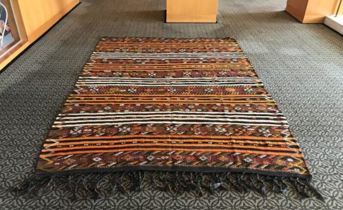 bohemian anatolian kilim rug 1980s 1