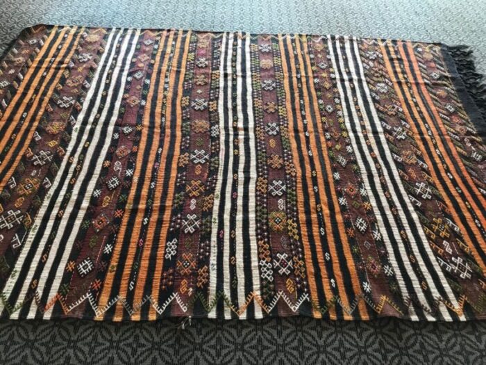 bohemian anatolian kilim rug 1980s 2