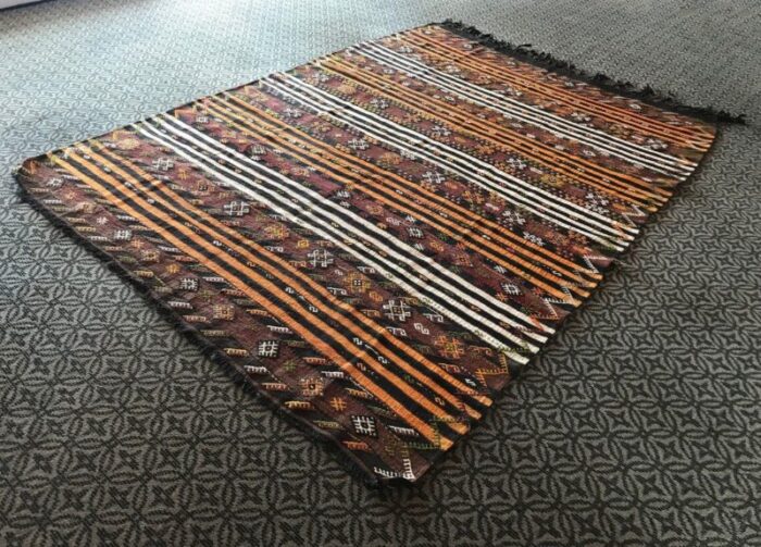 bohemian anatolian kilim rug 1980s 3