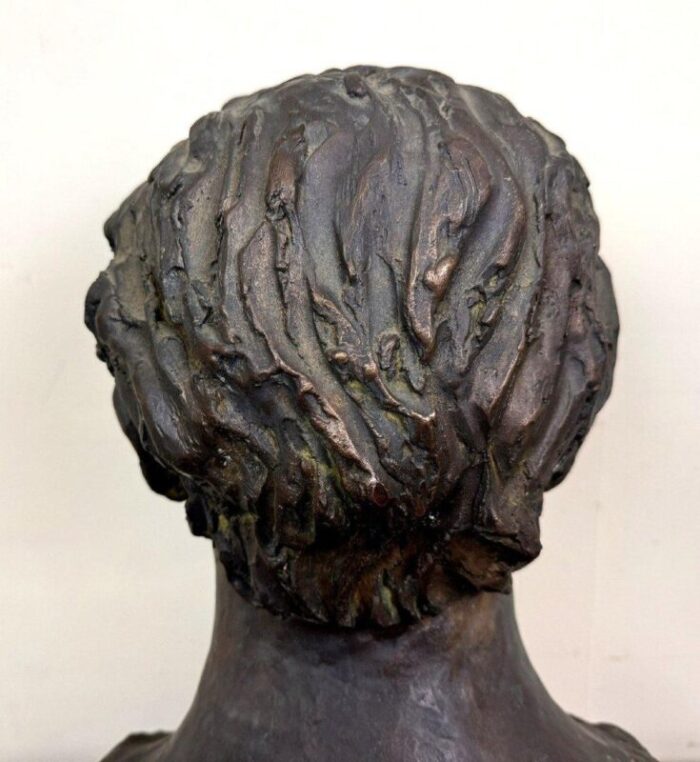 bronze bust on terrace 1981 6