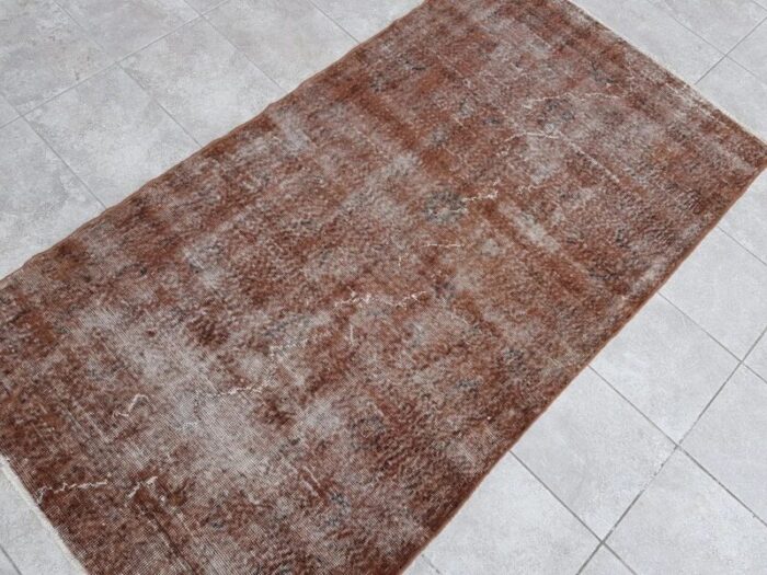 brown oushak rug 1960s 4