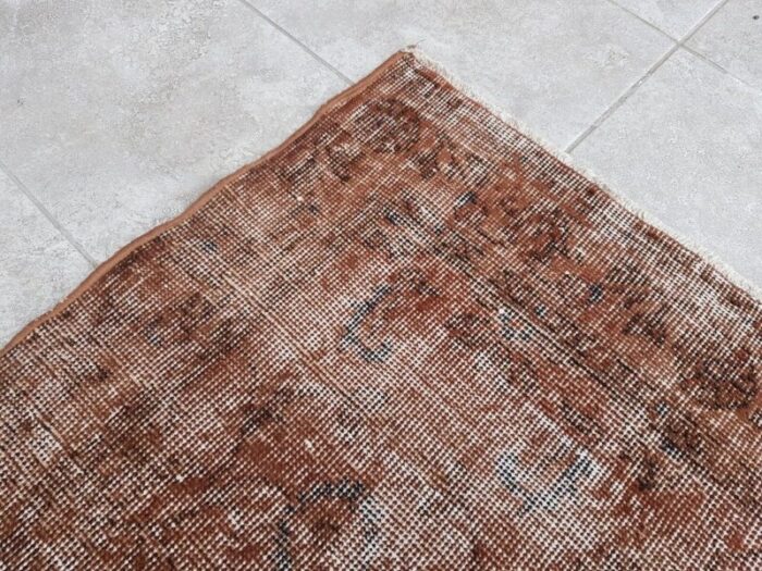 brown oushak rug 1960s 7