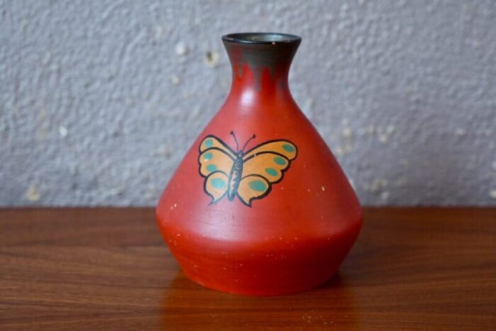 butterfly vases from vallauris set of 2 7