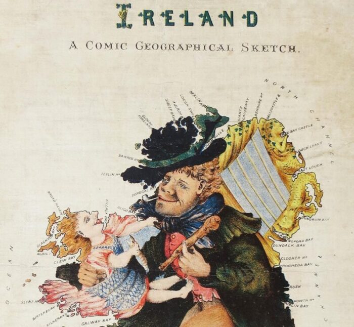 caricature map of ireland 3