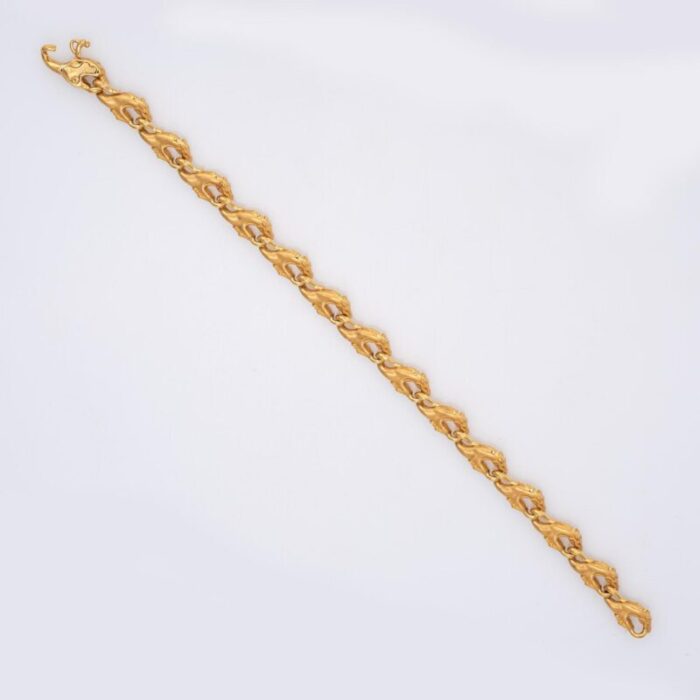 carrera y carrera horse bracelet estate 18k yellow gold 75 fine jewelry 1826