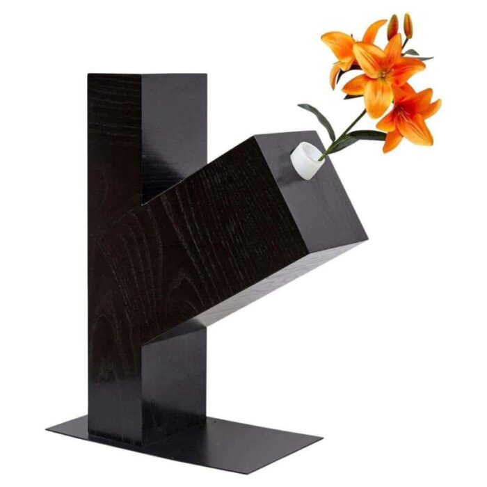 chinese twenty seven woods artificial flower vase omega attributed to ettore sottsass 1995 1