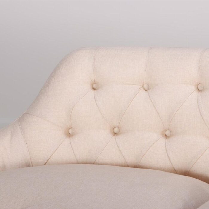 classic luxurious tufted curved back sofa c 1940 1706