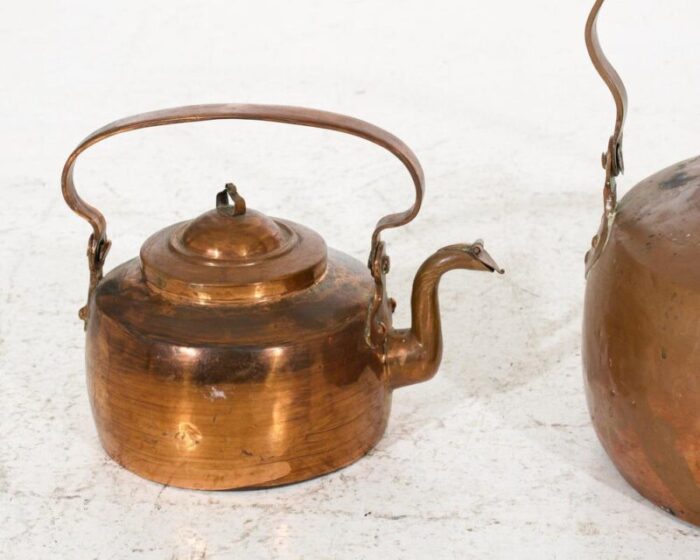 copper kettles 1750s set of 3 2597