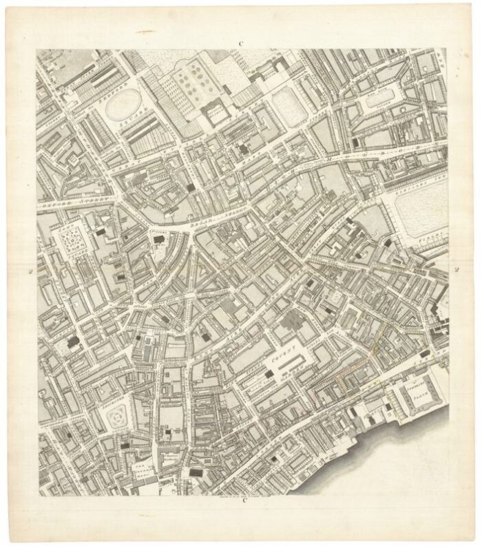 covent garden and soho from a large scale survey of london 2