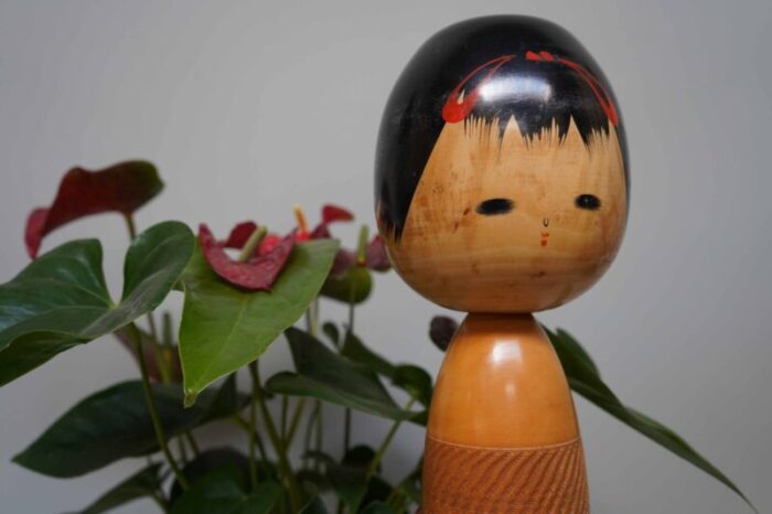 creative kokeshi by sato kouson japan 1970s 2