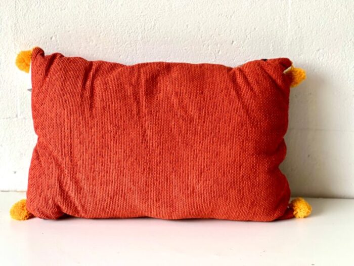 crimson gold fabric cushion 9