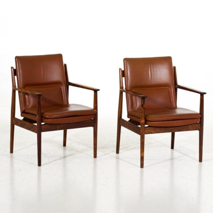 danish armchairs 1960s set of 2 8892