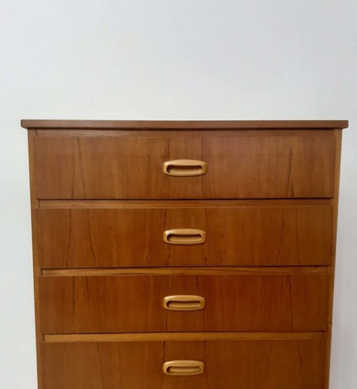 danish high chest of drawers 1970s 3249