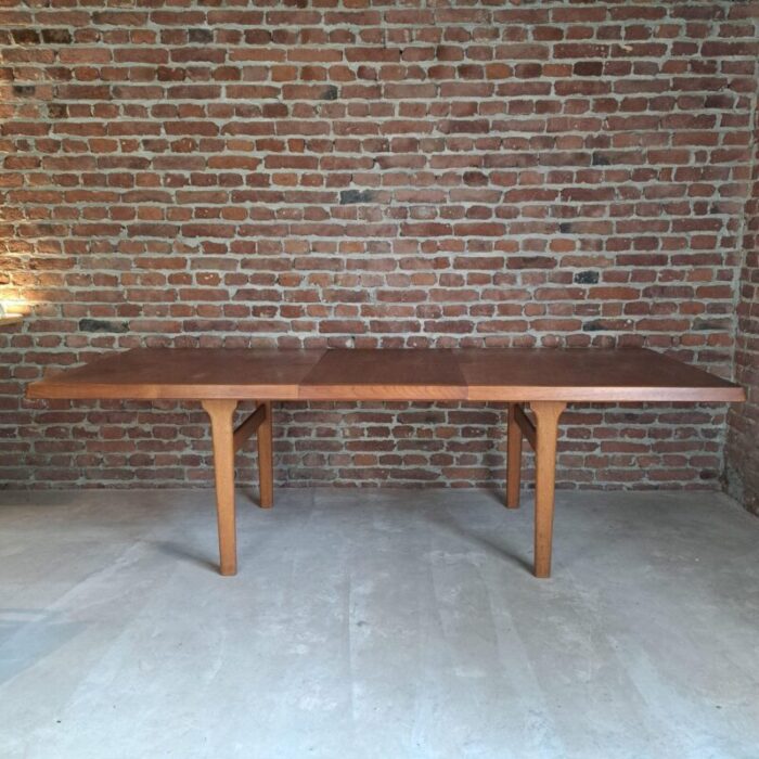 dining table in teak denmark 1960s 2658