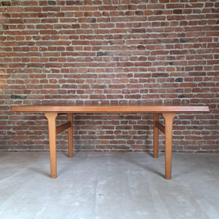 dining table in teak denmark 1960s 4521