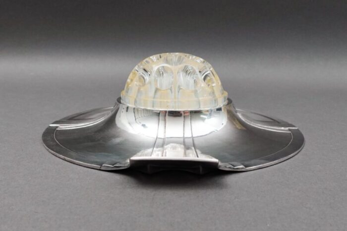 early 19th century christofle france art nouveau gallia silver plate flower frog dish tray 1018