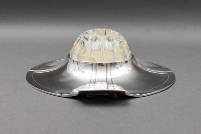 early 19th century christofle france art nouveau gallia silver plate flower frog dish tray 6141