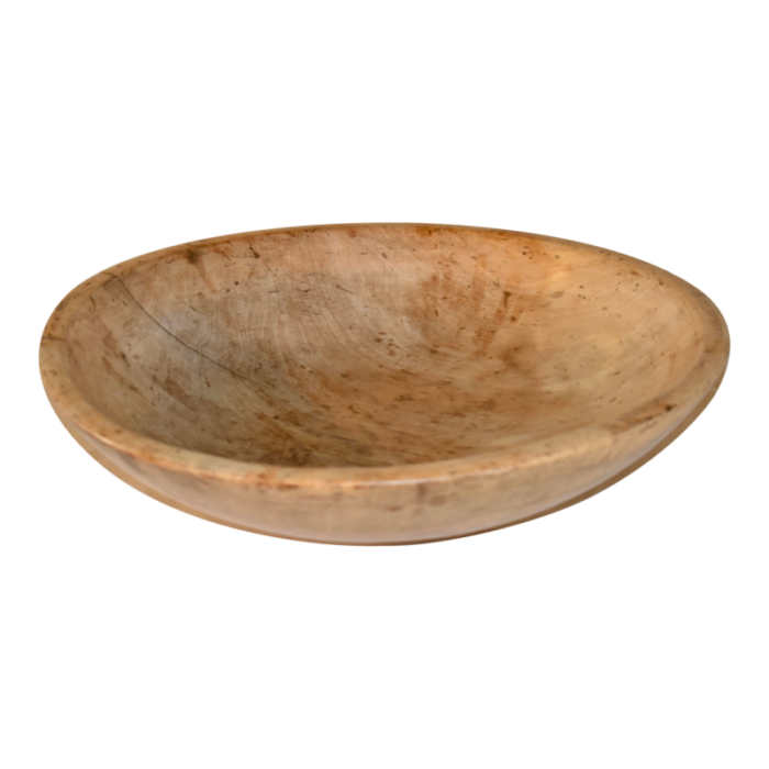 early 19th century english sycamore bowl 3344