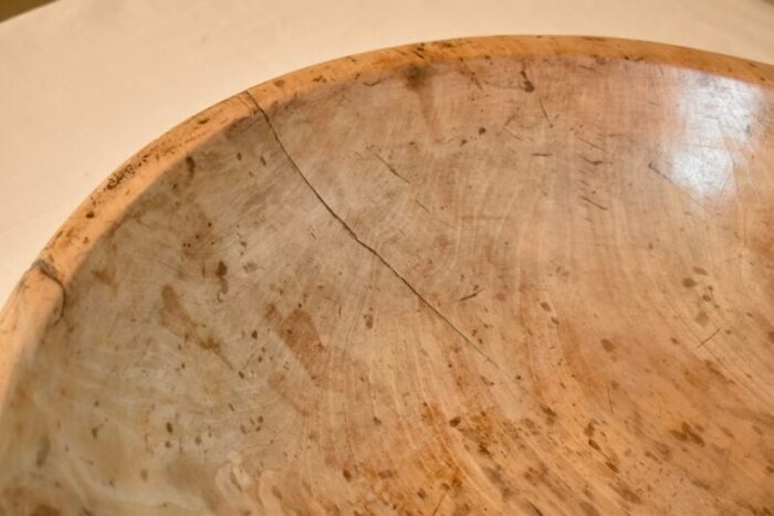 early 19th century english sycamore bowl 3356