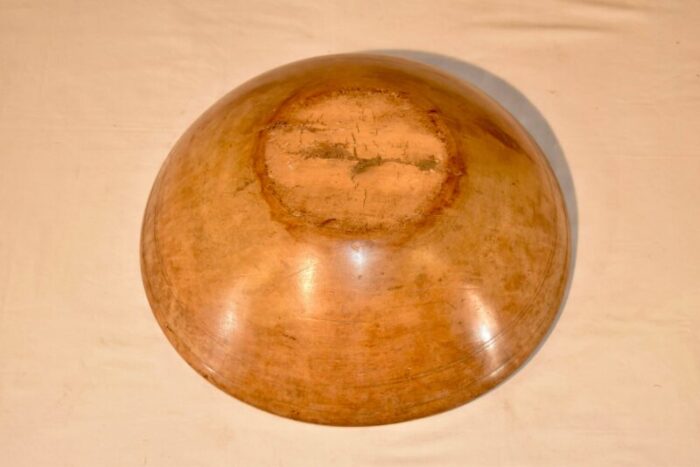 early 19th century turned sycamore bowl 1253