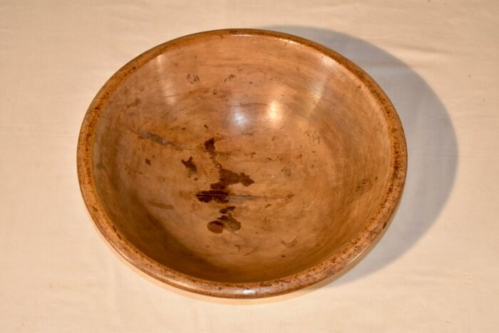 early 19th century turned sycamore bowl 2262