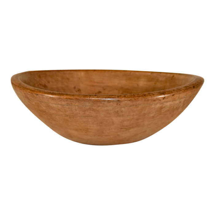 early 19th century turned sycamore bowl 2722