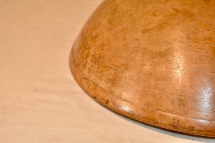 early 19th century turned sycamore bowl 5254