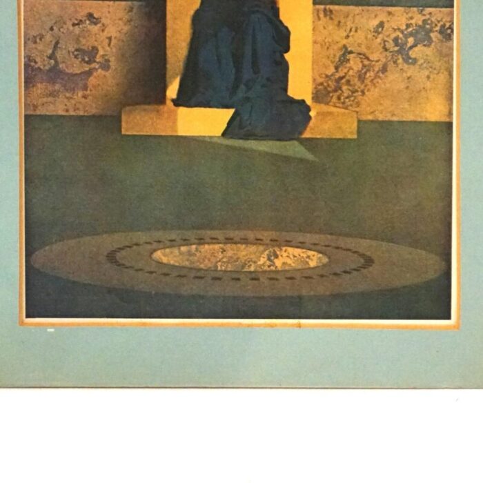 early 20th century art deco maxfield parrish print the young prince of the black isles c1906 3150