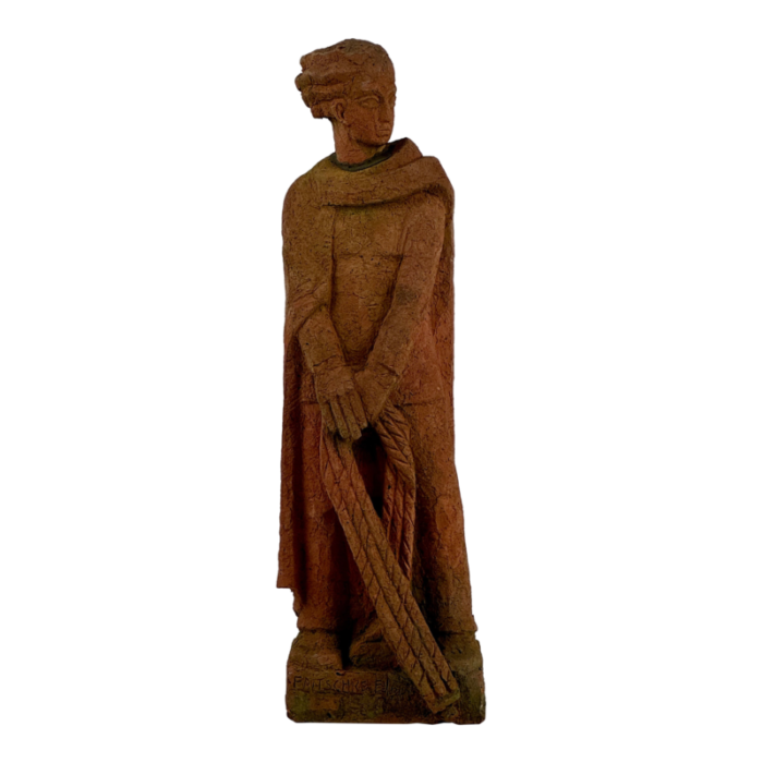 early 20th century french art deco terracotta sculpture of un homm de mer a seaman signed 2573