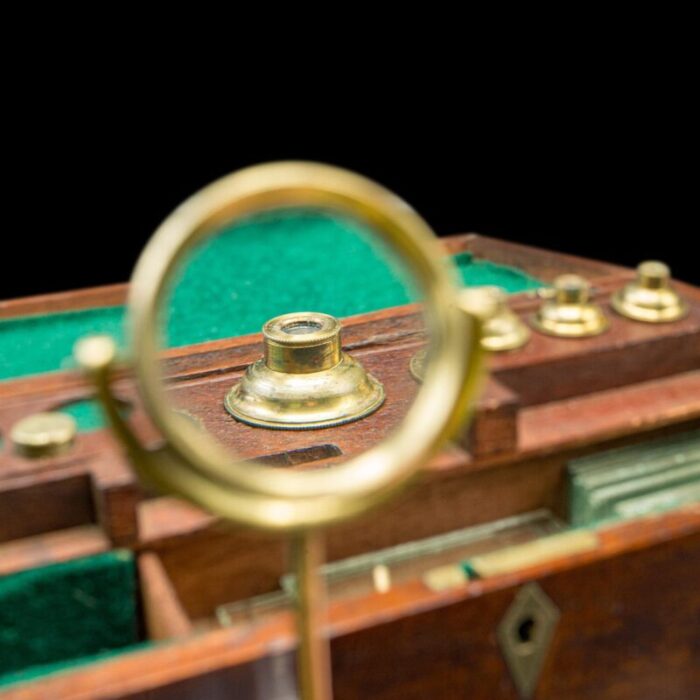 edwardian english students field microscope 1890s 10